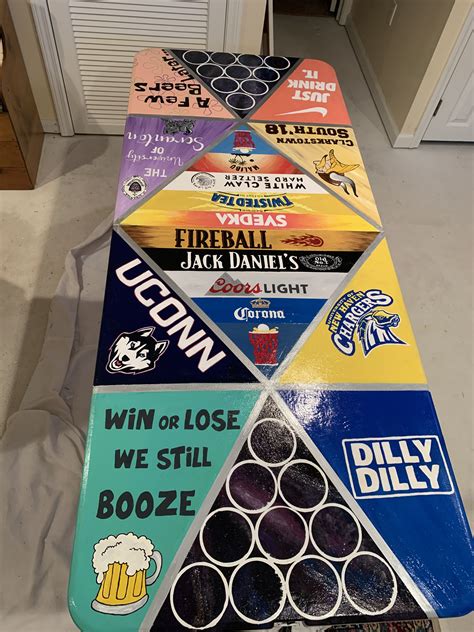 beer pong table ideas|beer pong table designs homemade.